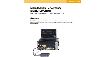 Keysight M8050A High-Performance BERT, 120 GBaud Keysight M8050A High-Performance BERT, 120 GBaud